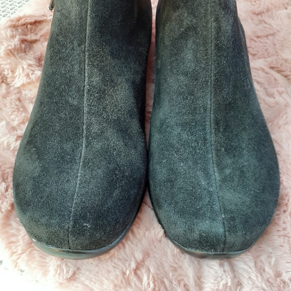 Dansko Metallic Boots Two Tone Leather Comfort Side Zip Ankle Booties 36 - Picture 11 of 13